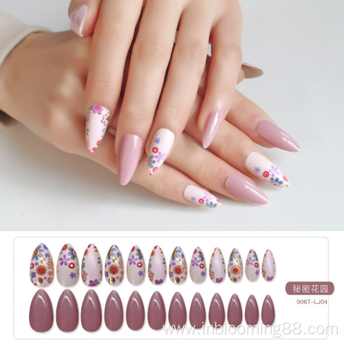 New Design Full Cover 24 Press On Nails